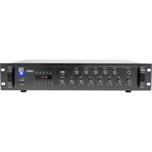 The BST APM2826 is a five-zone mixer-amplifier with USB/FM/Bluetooth