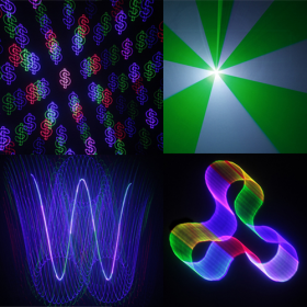  Осветление , Лазер , Черно-бели лазери, RGB лазери