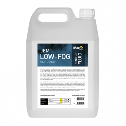 Jem Fluid Low-Fog Fluid, High Density 5 L