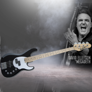 Jackson® David Ellefson Concert™ Bass CBXM IV BK