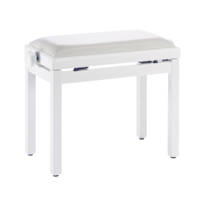 Discacciati Piano bench White satin White Vinyl